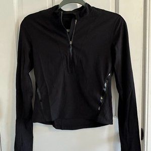 Lululemon Gloss Trim Run 1/2 Zip Long Sleeve